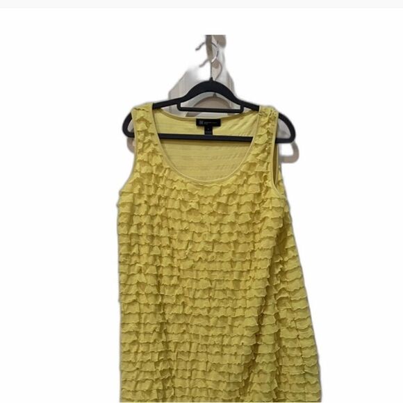 Ruffle tank top in woodsy lime - Picture 2 of 7